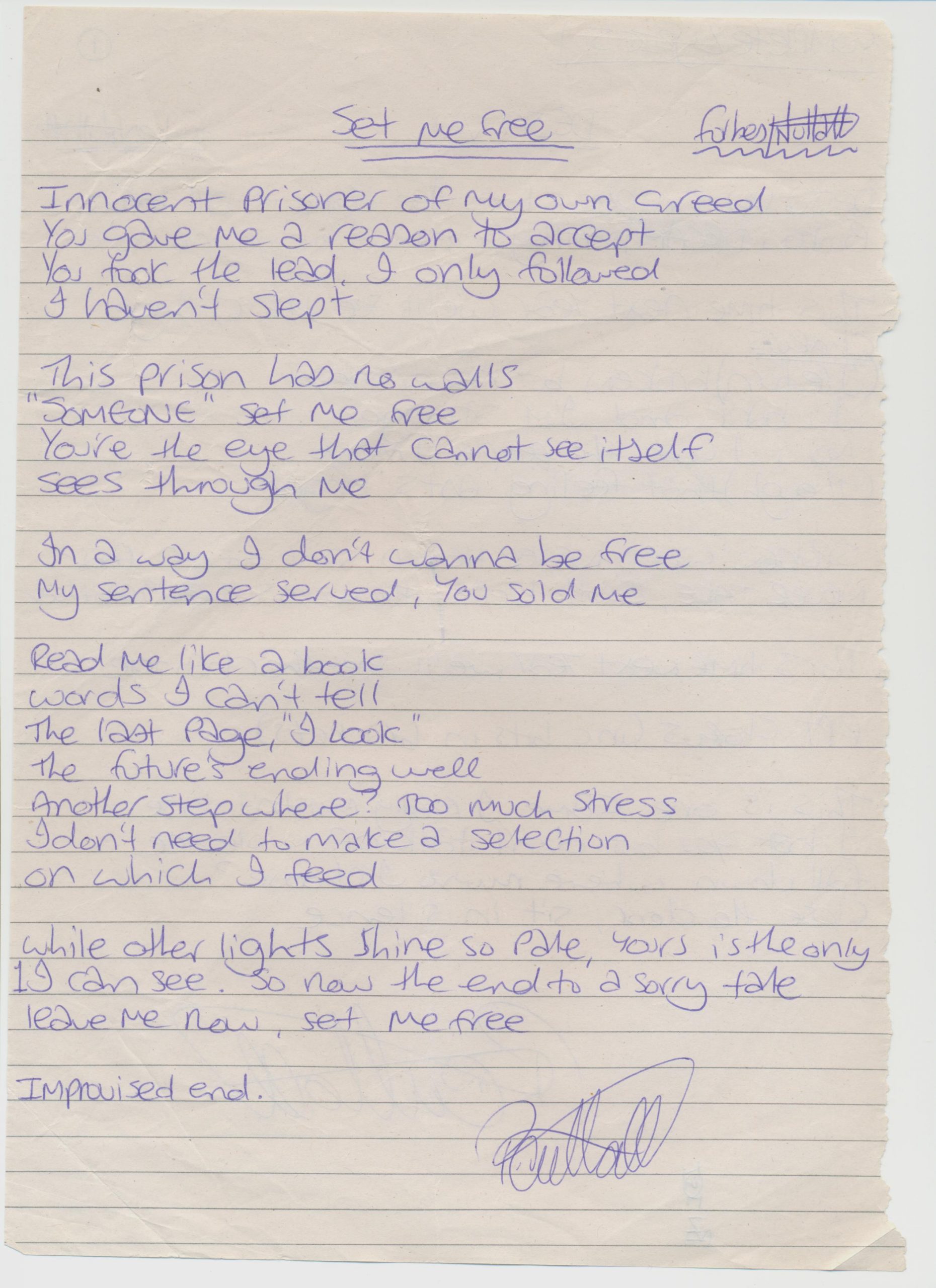 Set me Free (Final Draft)